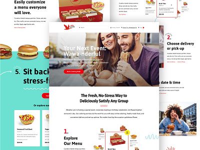 Catering Home convenience store design design system desktop flexible layouts food home page homepage mobile responsive storytelling ui ui design web design