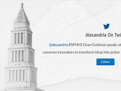 Twitter Section - Alexandria Small Business Development Center alexandria map social media twitter web design