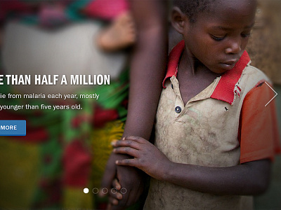 Malaria Slider africa cause children interactive malaria photography ux web design