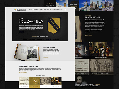 Shakespeare Documented Desktop desktop educational folger informational institution shakespeare web design