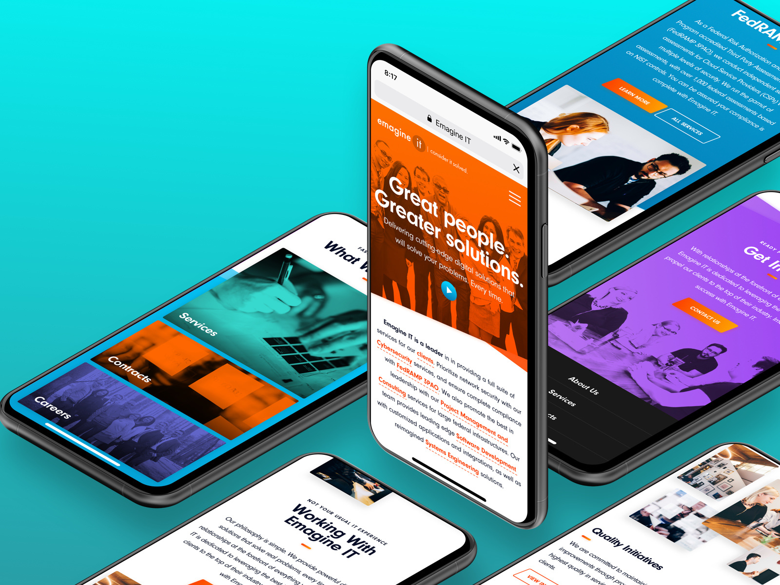 Emagine IT Mobile Home by 🔊 Randall Parrish 🔊 on Dribbble