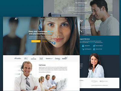 Applied Perceptions design desktop home page homepage homepage design responsive ui design web design