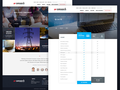 Comsearch - Pricing & Careers b2b compare plans design desktop information technology pricing pricing page responsive technology solutions ui ui design web design