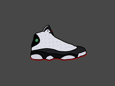 Quarantine Shoes #12 - He Got Game XIII air art design illustration ipad jordan nike procreate shoe vector