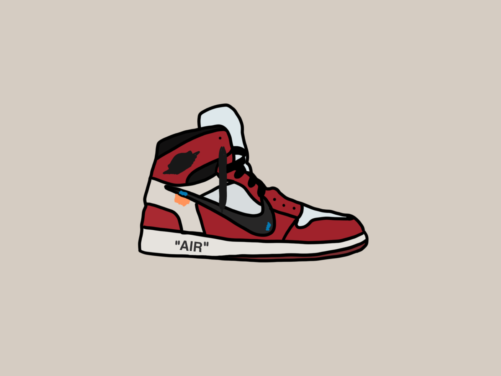 Quarantine Shoes 14 Off White Jordan 1 By Jordan H Johnson On Dribbble