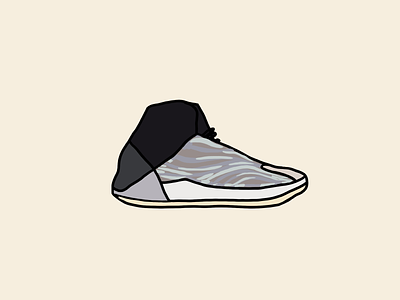 Quarantine Shoes #15 - Yeezy Quantum adidas art design illustration ipad procreate shoe vector yeezy