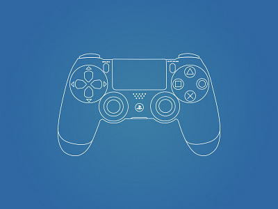 Playstation 4 Flat Icon
