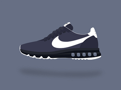 Air Max Day 2016 air blue drawing illustration jordan line max nike shoe