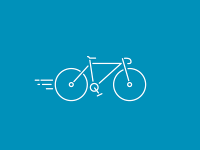 Bike Icon bicycle design icon illustration line drawing