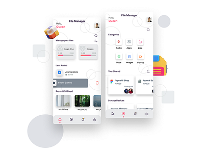 File Manager Apps app apps design design app figma file manager manager mobile app design ui mobile uidesign ux ui ux design