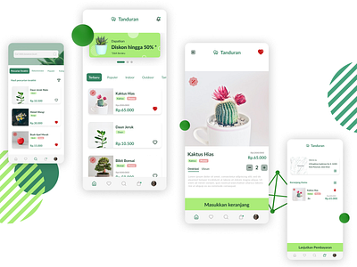 Tanduran Mobile Apps app design design app mobile app design plant app plant mobile apps ui mobile uidesign ux ui ux design