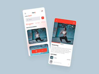 Fitness App design design app figma fitness fitness app mobile mobile app design sport sport app uidesign ux ui ux design yoga