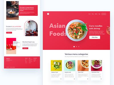 Selera - Food Landing Page