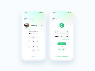 Simple Login Method by Brilyandika Andhana on Dribbble