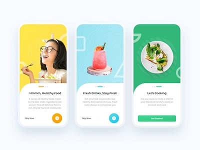 Onboarding CookBunda app design design app intro intro app mobile mobile app design onboarding onboarding app ui uidesign ux ui ux design