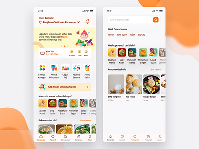 Food App design design app mobile mobile app design uidesign ux ui ux design