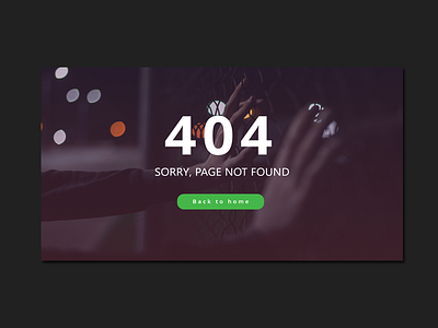 404 Page 404 404 error uidesign webdesign website