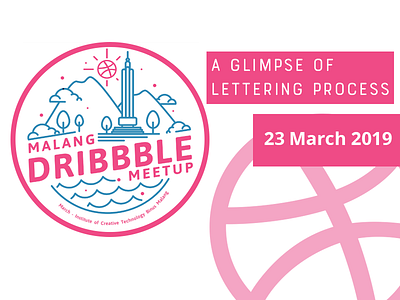 Malang Dribbble Meetup design