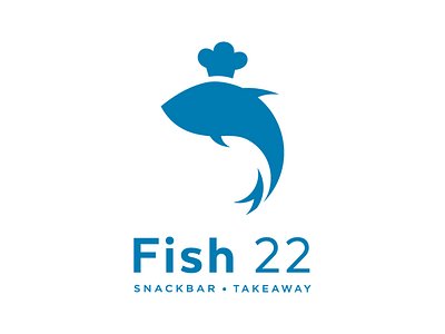 Fish22 Logo clean corporate design fish logo logo design minimal