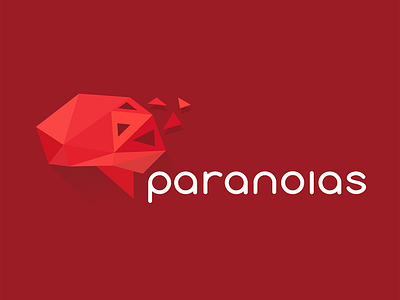 Paranoias.io Logo brain logo logo design magazine paranoias