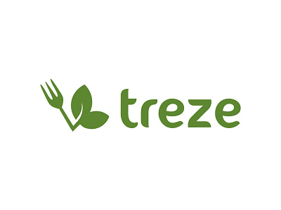 Treze Logo clean corporate design food green healthy logo logo design minimal simple