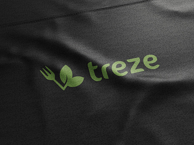 Treze Logo on Dark Texture clean corporate design logo logo design minimal mockup simple