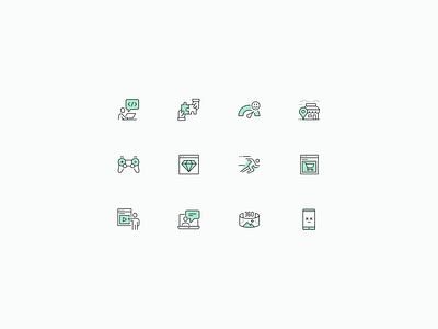 Digital Life Style Icons design digital icon icon design icon set iconography icons minimal