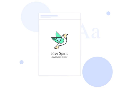 Logo & Branding animated animation bird branding color design minimal typography video visual design