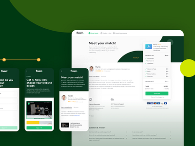 Offline to online - Meet your match design digital product fiverr product productdesign ui ui ux ux webdesign website wizard