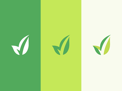 Responsibly Green Secondary Logo check green green logo leaf logo mark secondary