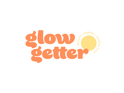 Glowgetter Logo 1 beauty beauty salon getter glow glowing logo lounge salon skin skins spa