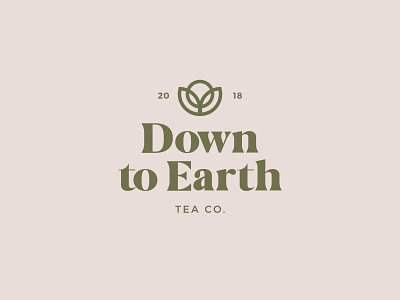 Down To Earth Logo - Light branding floral floral pattern foliage light logo packaging tea tropical