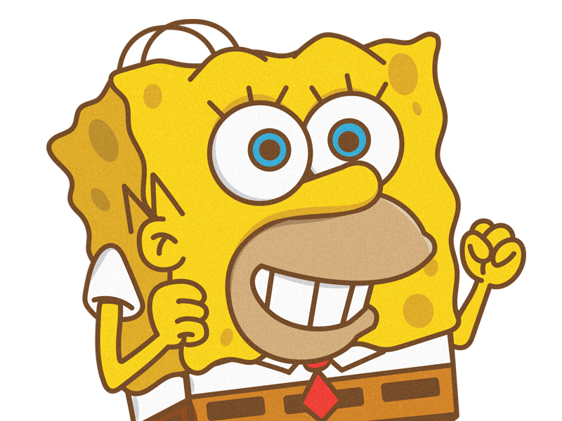  Spongebob Homerpants by Michelle Dribbble Dribbble