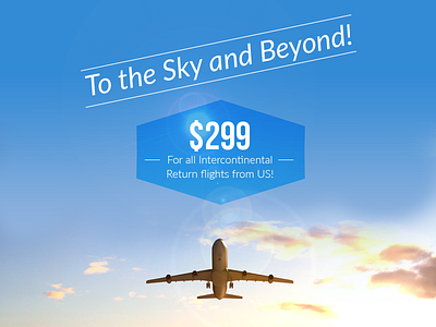 Sky Beyond lato newsletter header typography