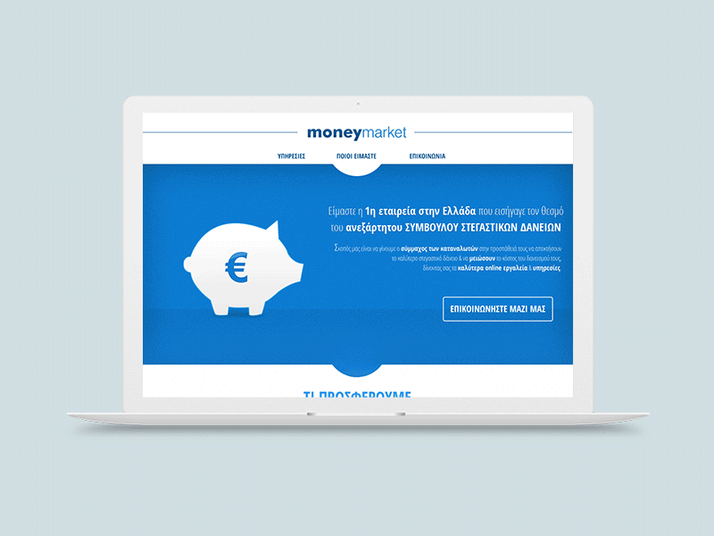 Onepage Website size@2x animated gif financial onepage