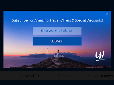 Modal Newsletter subscription modal