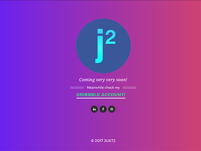 Coming Soon Page Juxt2 coming soon page droid gradient background montserraterif vibrant
