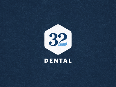 32 Dental dental icon logo mark symbol