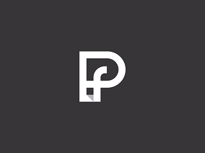 PF mono logo mark monogram