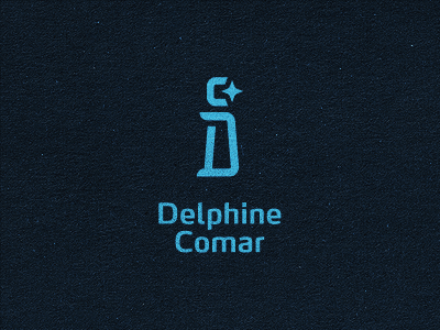 Delphine Comar branding logo