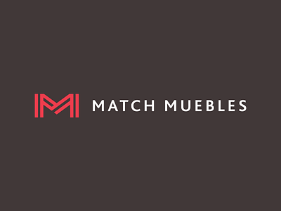 Muebles furniture logo mark minimal mono