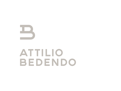 AB logo mark monogram typeface