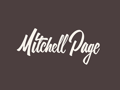 Mitchell lettering