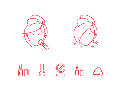 Makeup icons