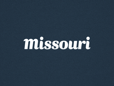 Missouri logo typeface