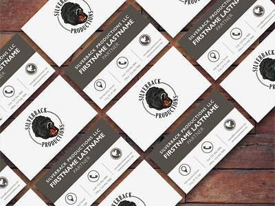 Silverback Productions business card version 2