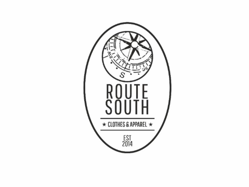 Route South logo #1 blue usa label tshirt south route clothing brand logo