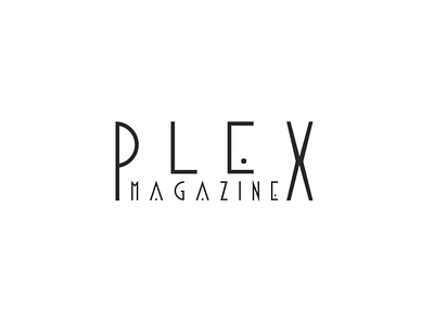 Plex Magazine logo art artist brand houston logo magazine monthly painter photography photography branding promotion usa writer