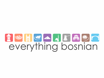 Everything Bosnian balkan bosnia brand brand and identity bridge burek cevapcici dzamija dzezva herzegovina illustration logo minaret modern mosque online pyramid silhouette store web