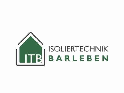 Isoliertechnik Barleben logo branding contest fire frost geaschafts german germany gray green grey house insulation isoliertechnik logo proof proofing sound technology water